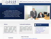 Tablet Screenshot of dggradvogados.com.br